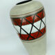 mid century VASE floorvase scheurich model 517-50 geometric decor heinz siery 1959