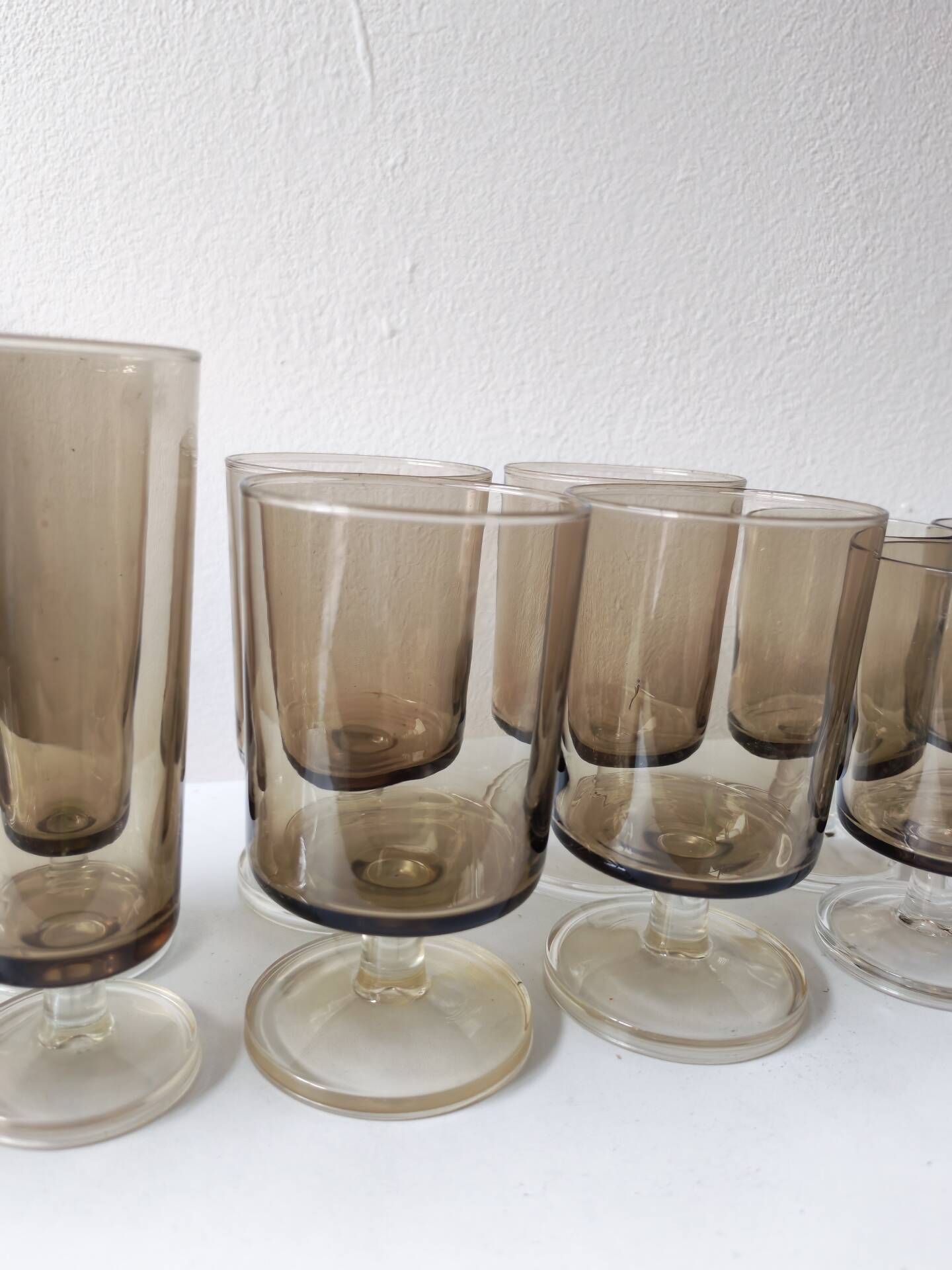 14 verres Luminarc fumé