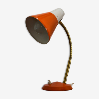 Vintage orange laying lamp