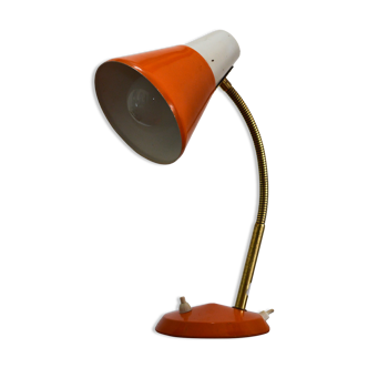 Vintage orange laying lamp