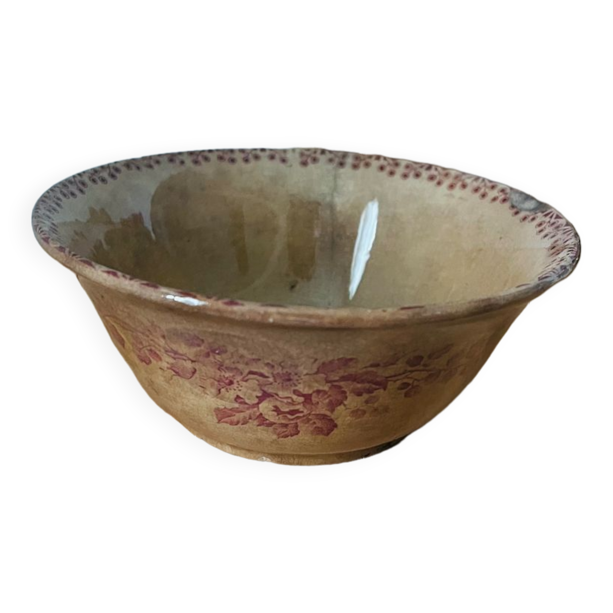 Bowl of vine leaves Establishment Debray Guadeloupe