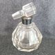 Antique liqueur set, decanter and 6 thick cut crystal glasses