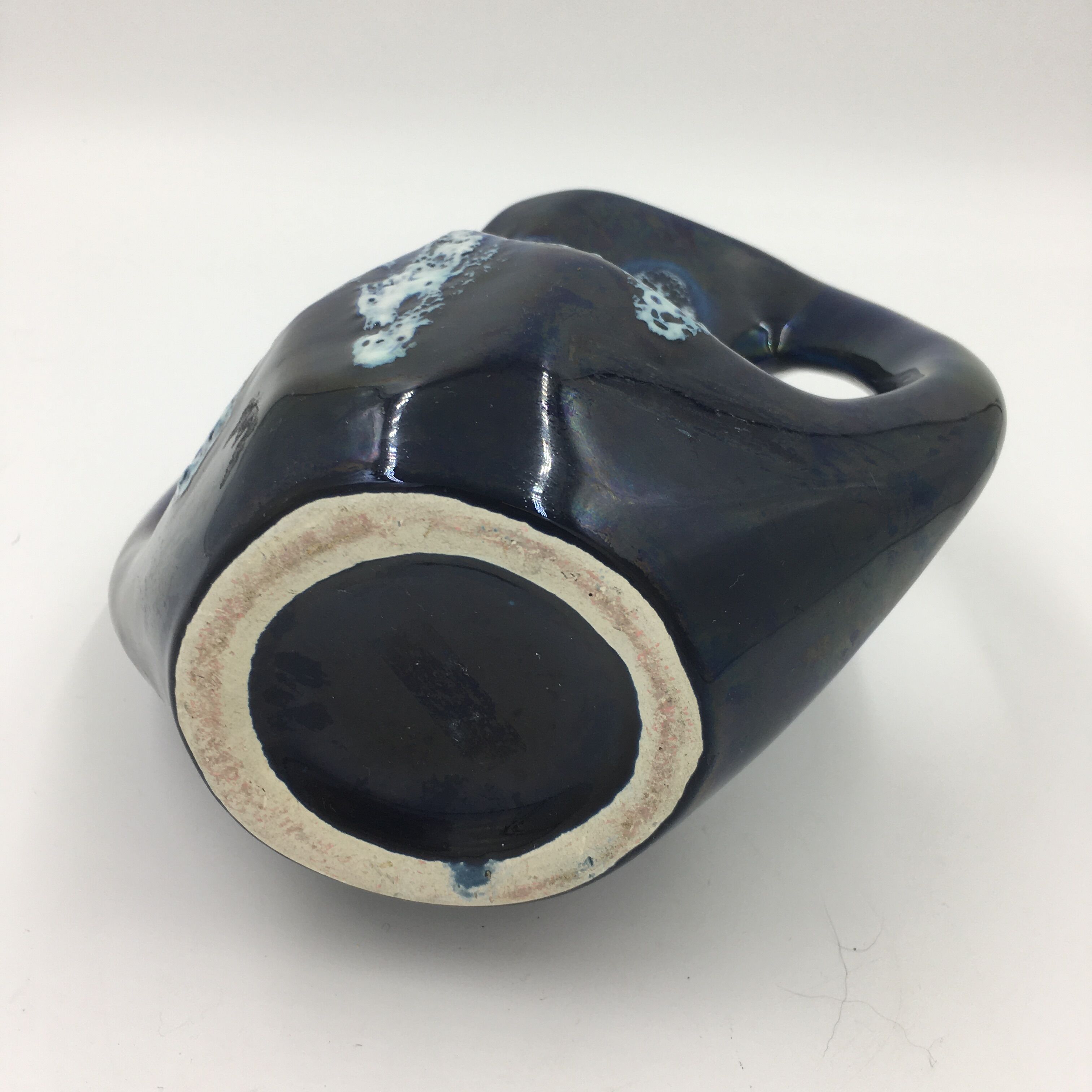 Ceramic vase blue