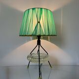 50s tripod ashtray lamp