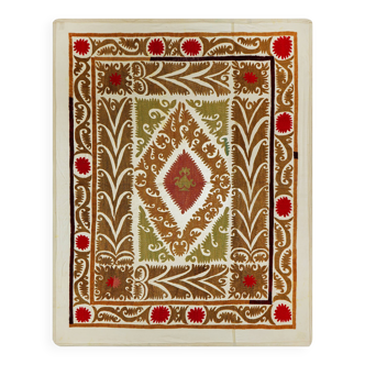 Vintage Turkish hand-knotted rug 108x131 cm