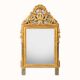 Miroir de mariage Louis XVI avec fronton à harpe