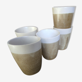 5 ceramic cups