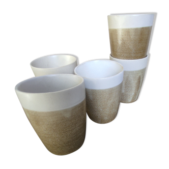 5 ceramic cups