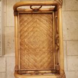 Bamboo and rattan bedside