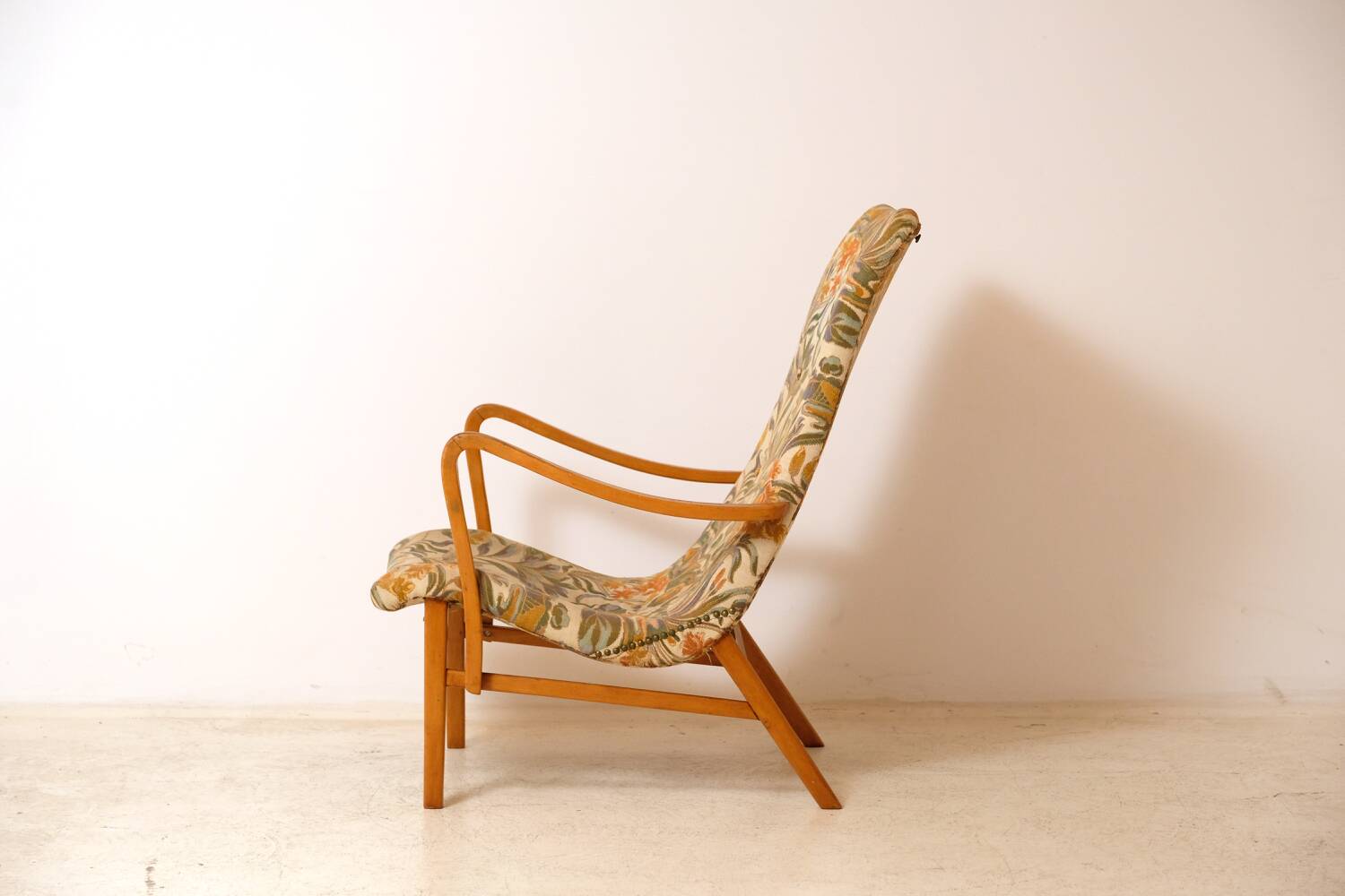 Olof Persson armchair, industrial Sweden, 1940s.