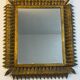 Rectangular sun mirror in wrought iron italian manufacture 50's