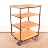 Industrial trolley cart shelving unit