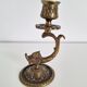 Vintage brass candle holder