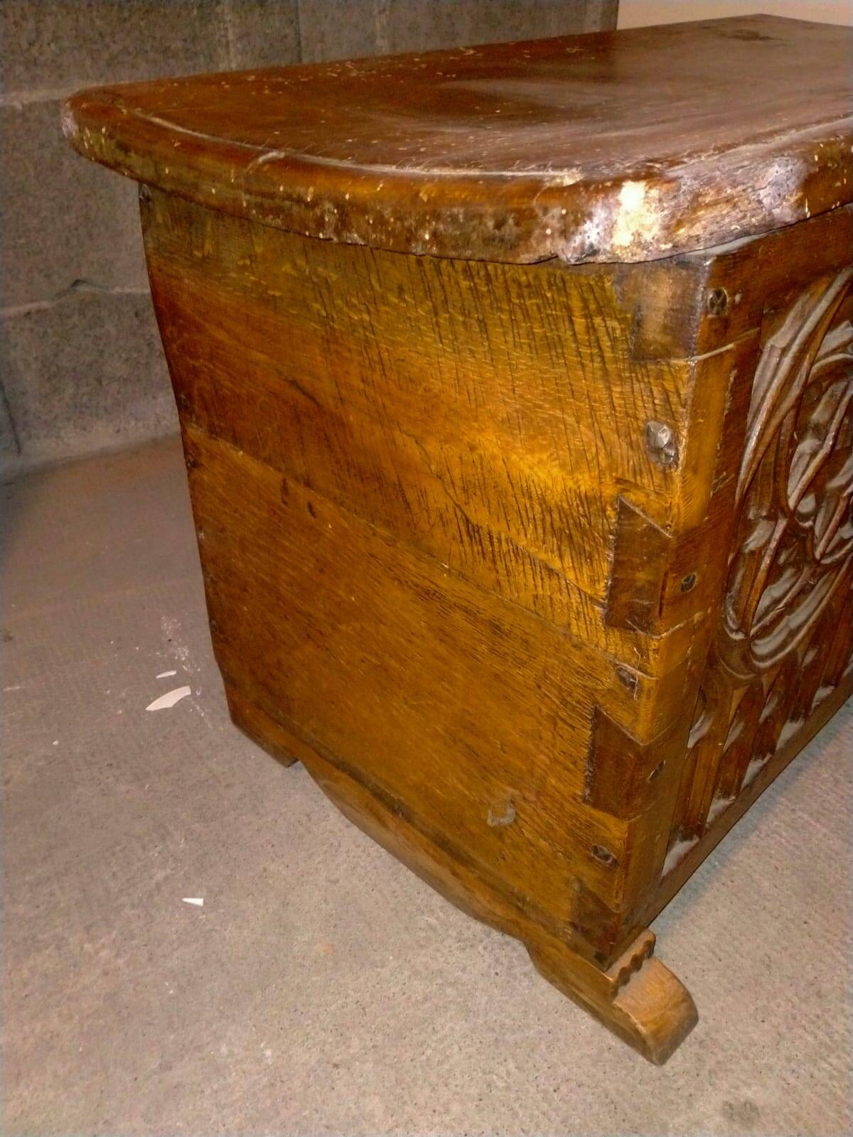 Ancient Gothic chest