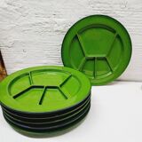 Set of 6 Villeroy and Boch fondue plates