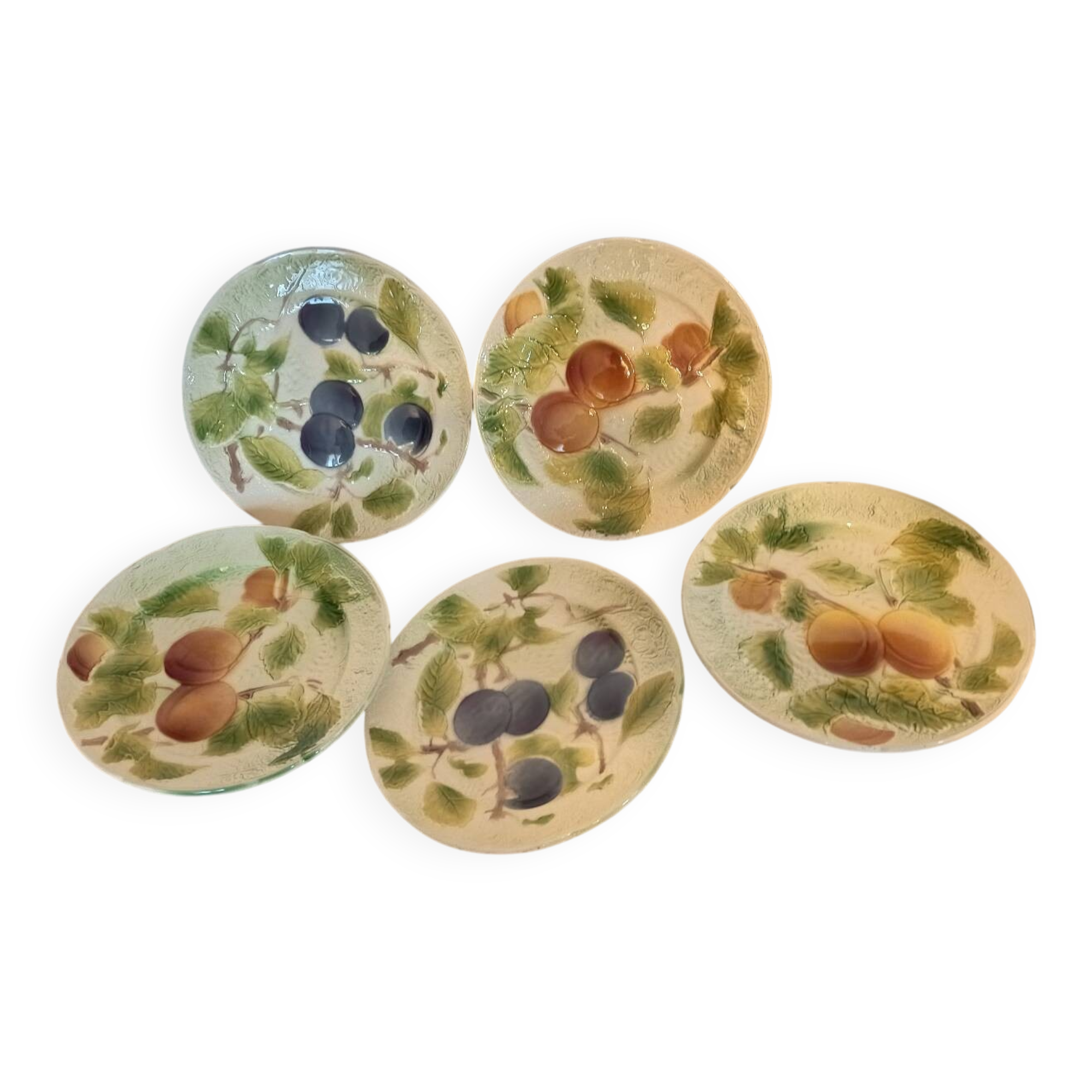 5 St Clément barbotine plates