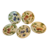 5 St Clément barbotine plates