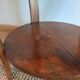 Art deco style solid wood double top side table