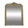Miroir de cheminée Napoléon III 150,5/120cm, doré à la feuille d’or