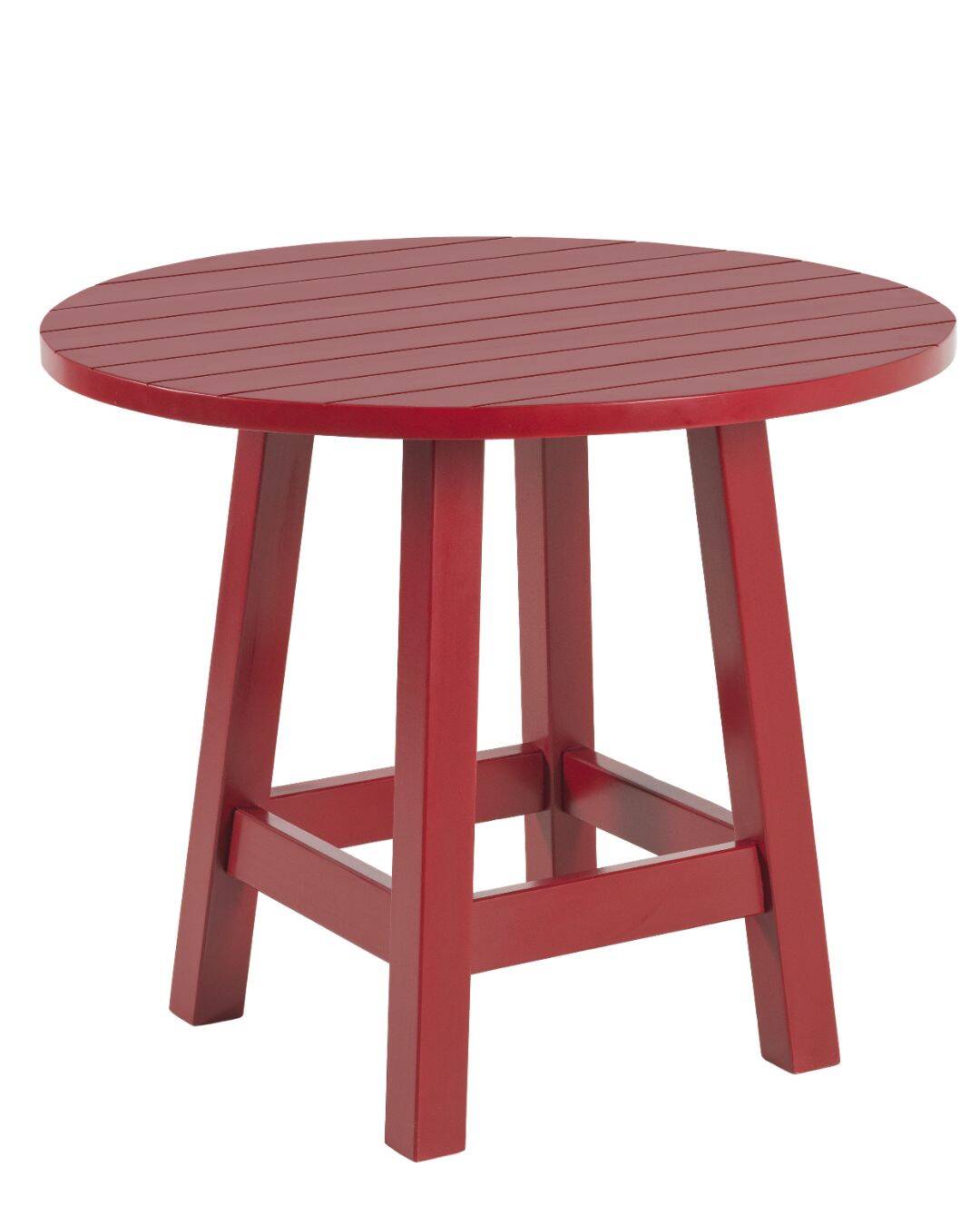 Round solid wood dining table handmade, Bacon Collection