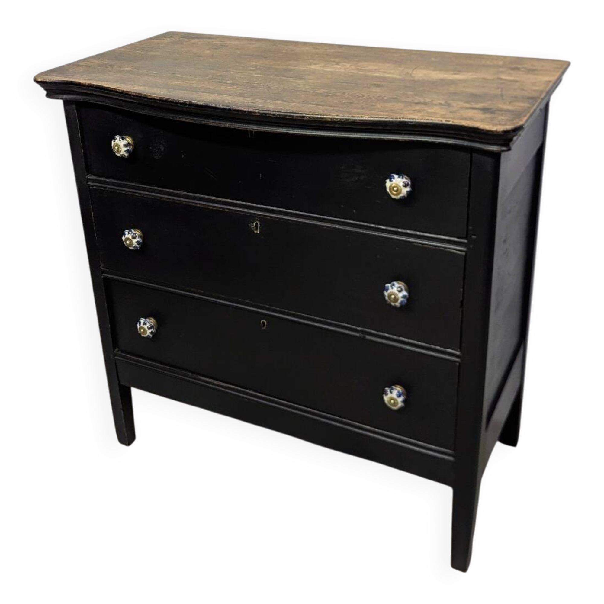 Commode Anglaise Milieu 20e Siècle Patine Shabby