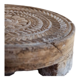 Carved wooden chapatis board