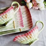 Asparagus set in slurry