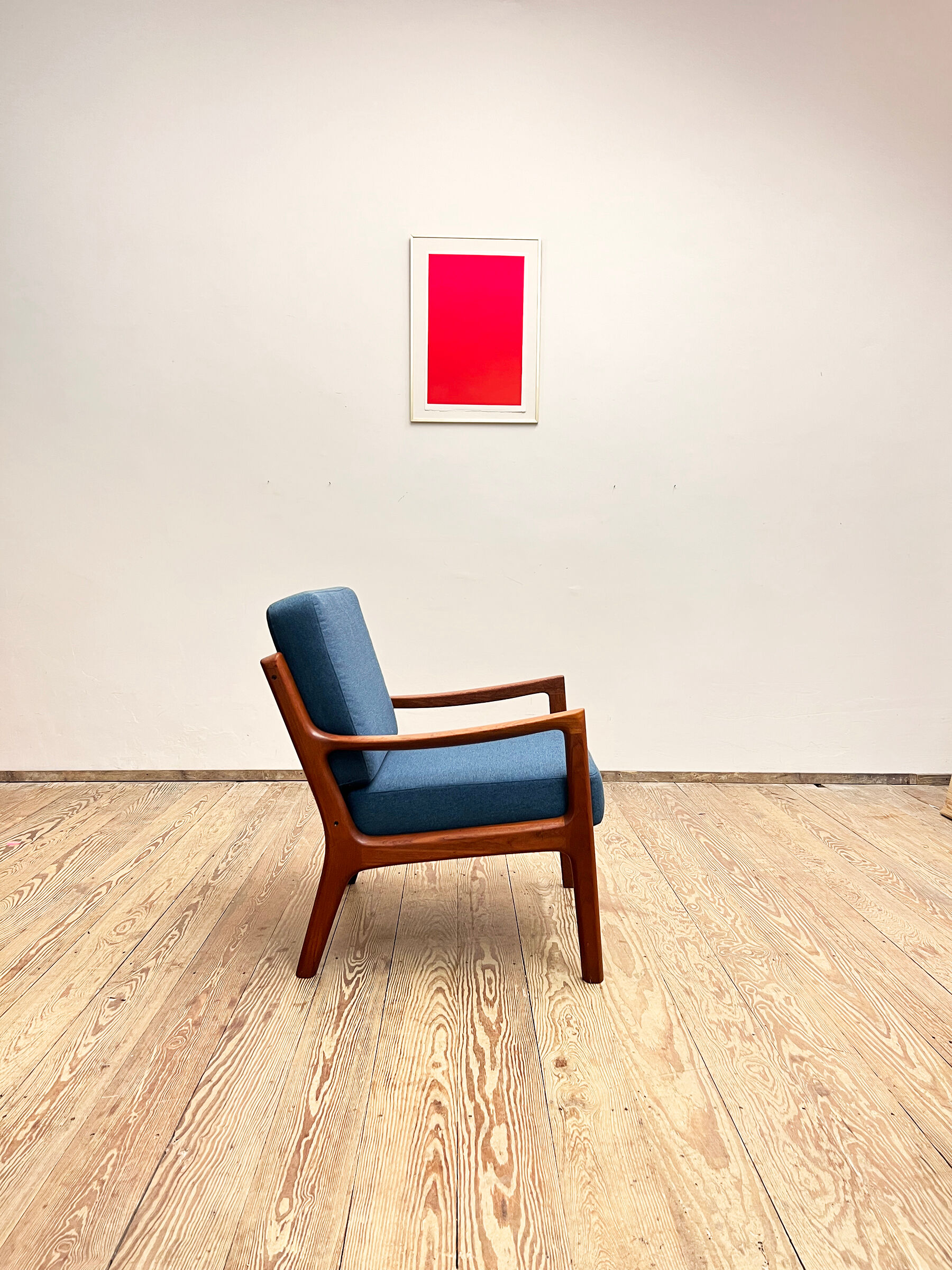 Teak armchair by Ole Wanscher for France & Son, Mid Century Modern Danish Design, 1950er