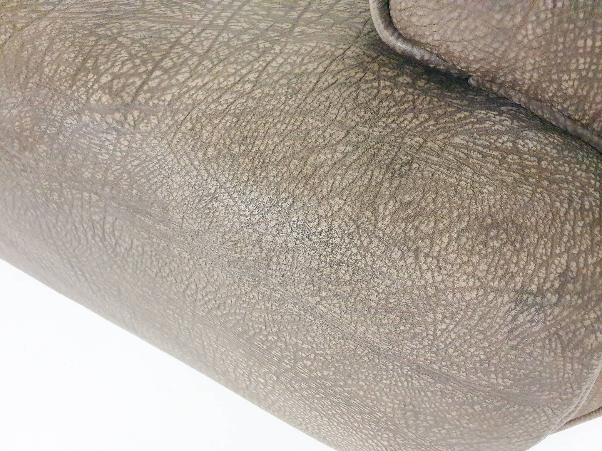 Buffalo leather De Sede style lounge chair, 1960's