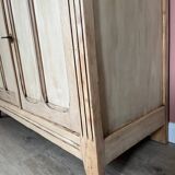 Parisian sideboard in raw wood