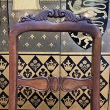 Set of 4 Napoleon III chairs with Jacob mahogany legs