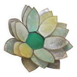 Bougeoir fleur en nacre