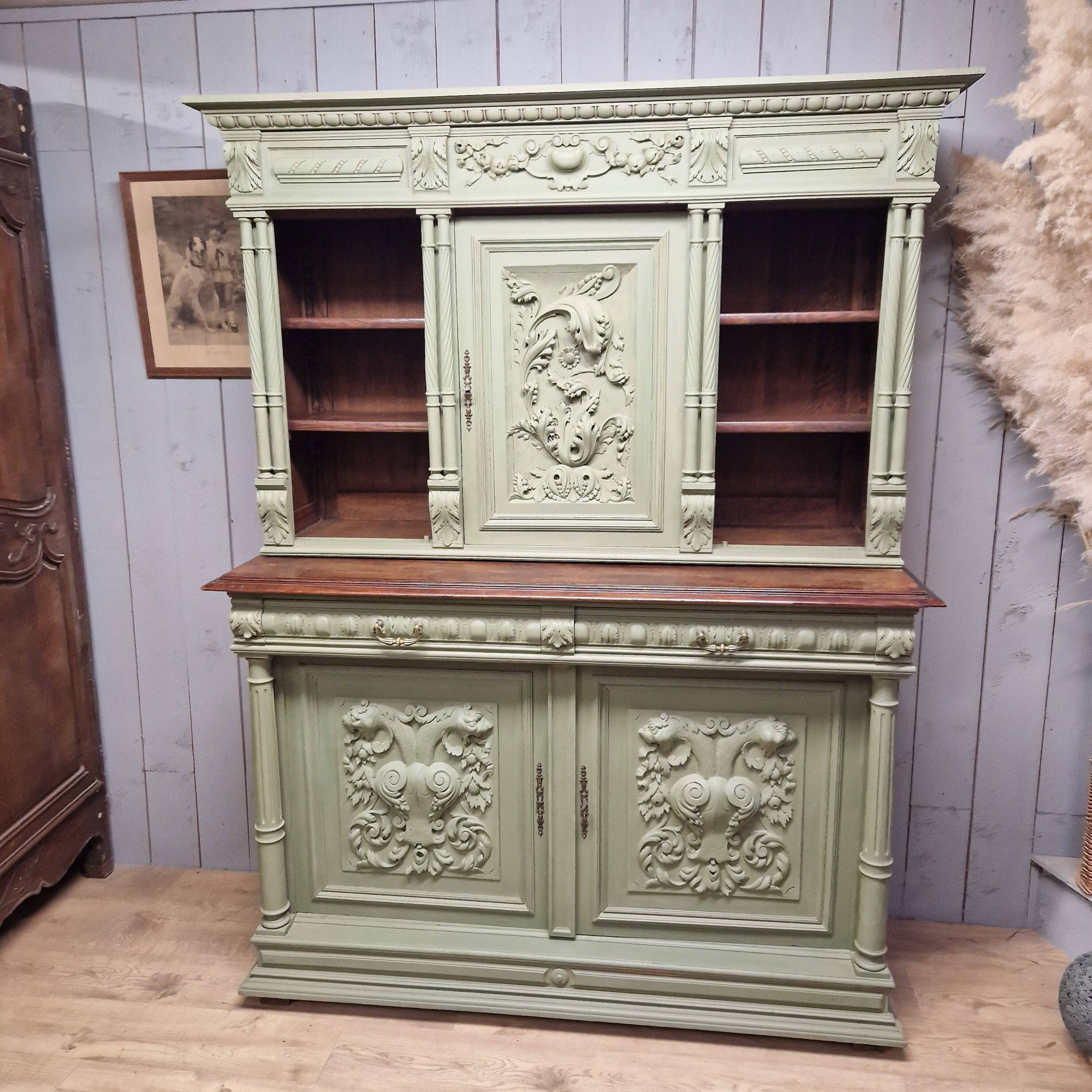 Buffet 2 corps style Henri II