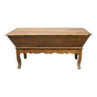 Cherry wood Louis XV kneading trough