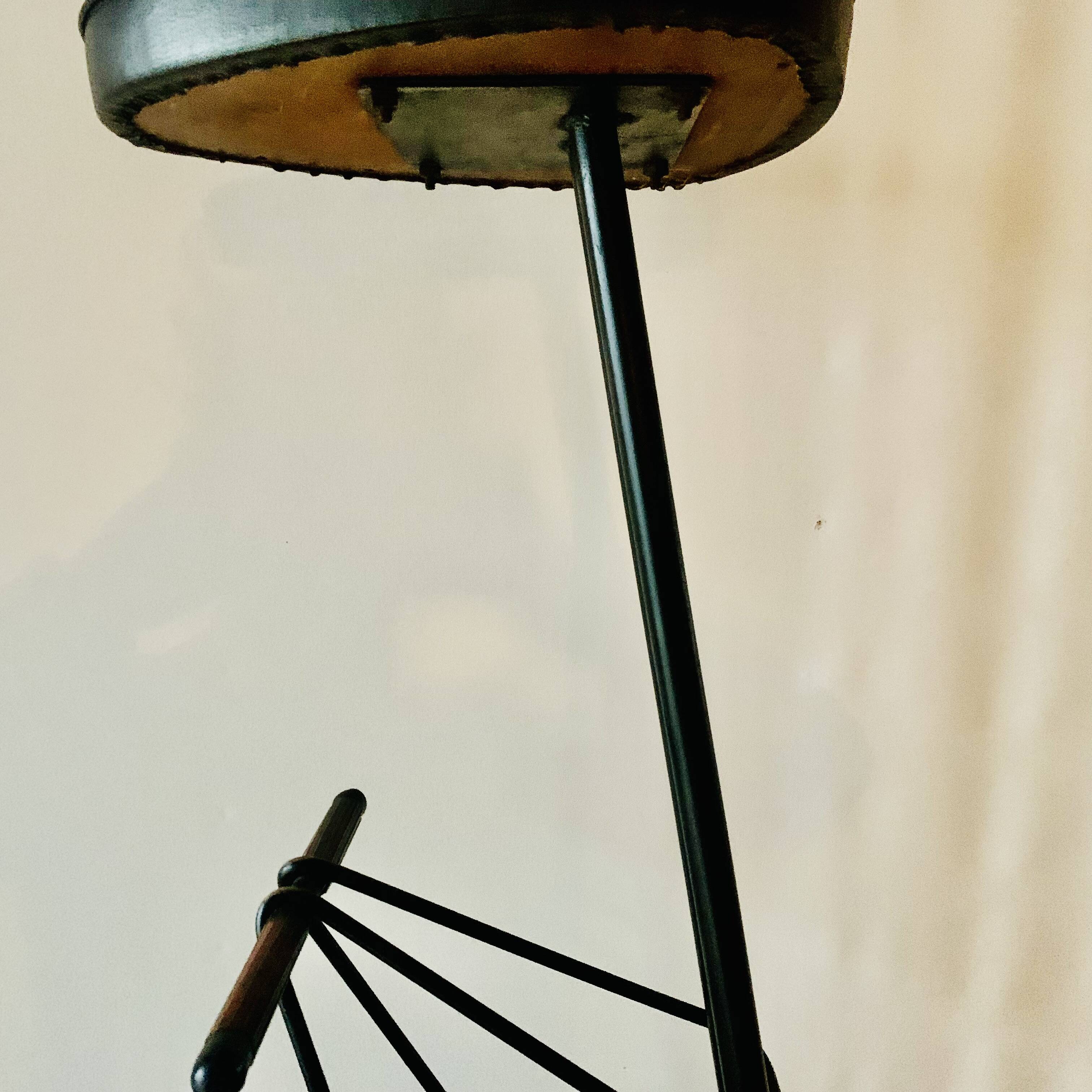 TUBAX bar stool by Willy Van Der Meeren - Belgium - 1950.