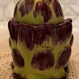 Vintage slip pot and plate