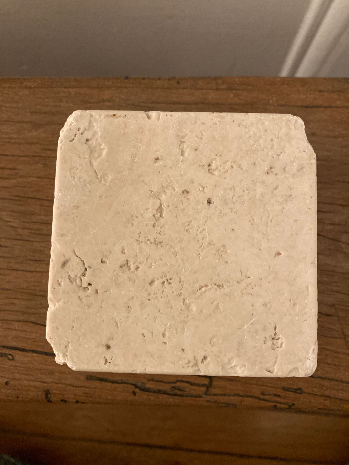 Travertine ashtray
