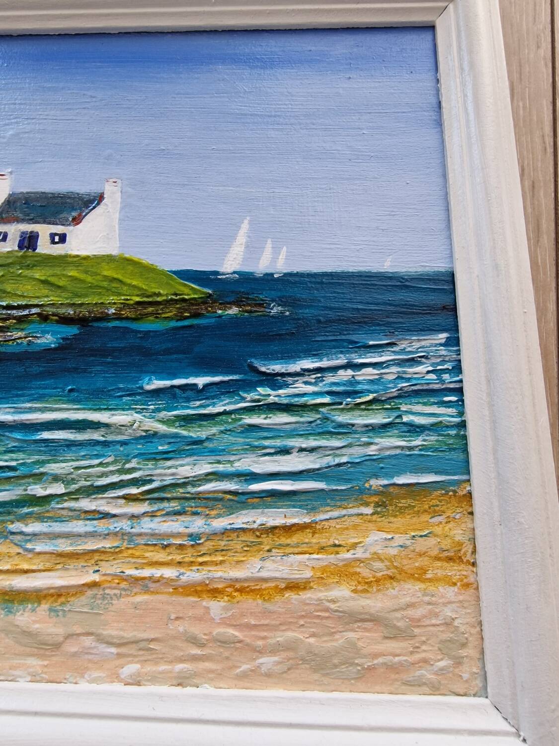 Small Breton landscape painting