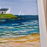 Small Breton landscape painting