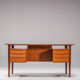 Danish teak desk by peter lovig nielsen for hedensted mobelfabrik, 1960
