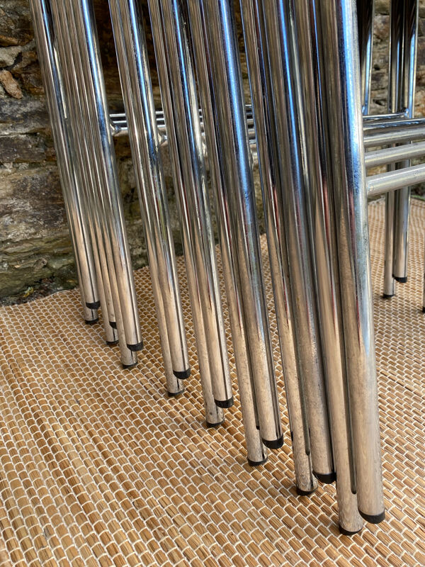 Chaises pliantes Souvignet années 70