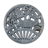 Cast iron underside Japanese pattern