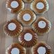 9 scallop shells in glazed stoneware