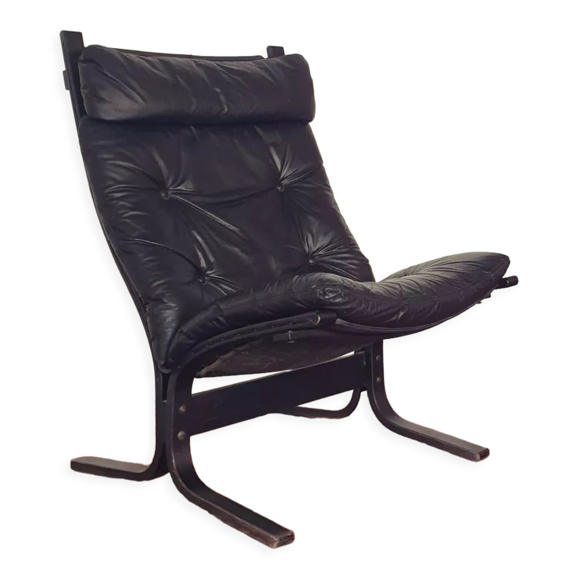 Armchair Siesta Ingmar Relling 60s leather