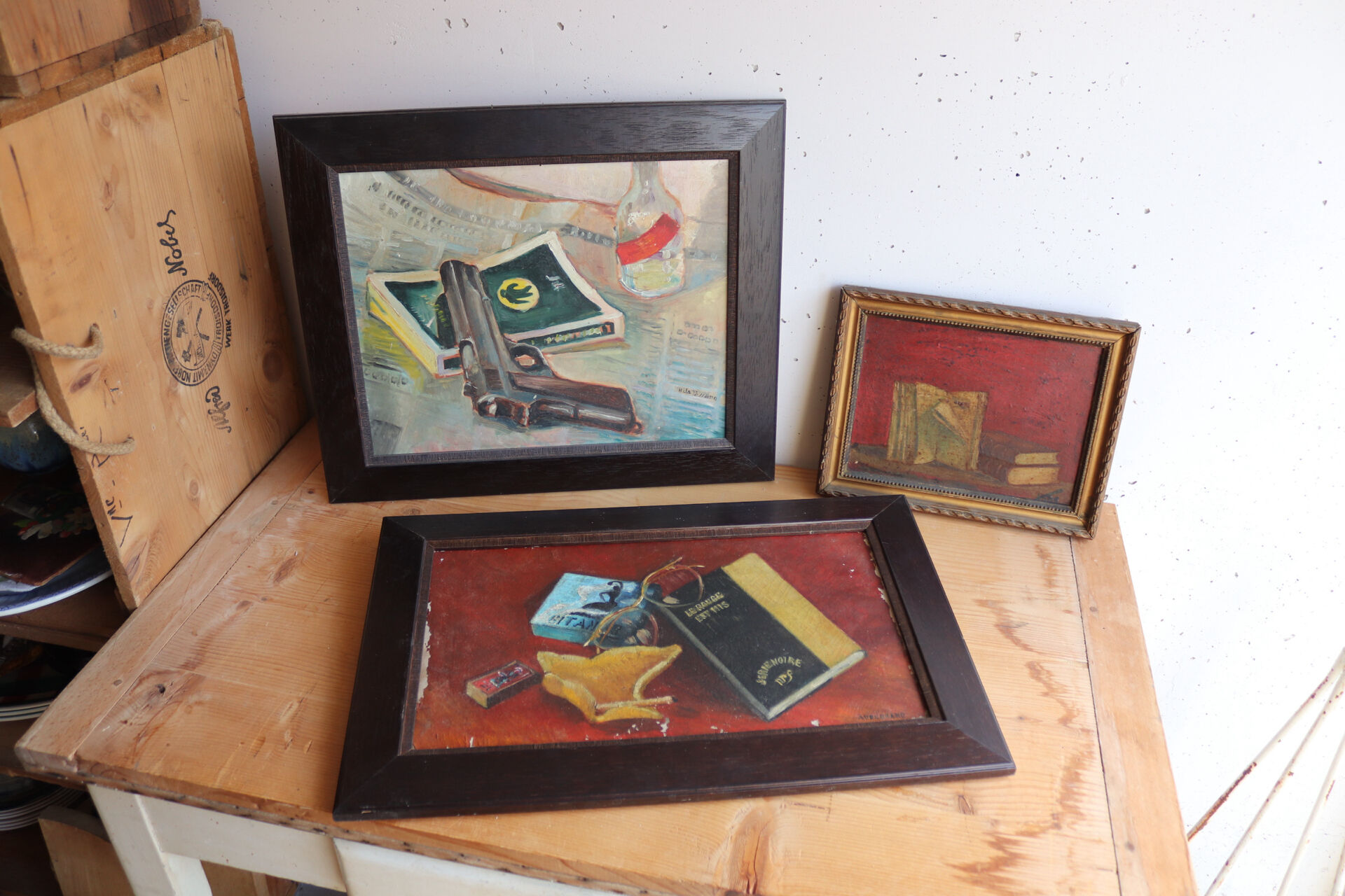 Still Life with Old Books