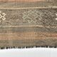 3x12 Brown Mustard Turkish Kilim Runner Rug 101x353Cm