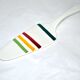 Colorful vintage ceramic pie shovel