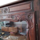 Window cap in elm magnifying glass