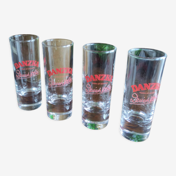 Set of 4 Danzka vodka glass