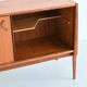 Bosteels Meubelen unique small sideboard in walnut Belgium 1970
